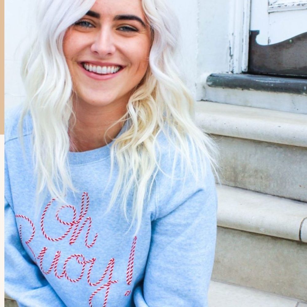 Light Blue Women's Sweatshirt JOANIE CLOTHING